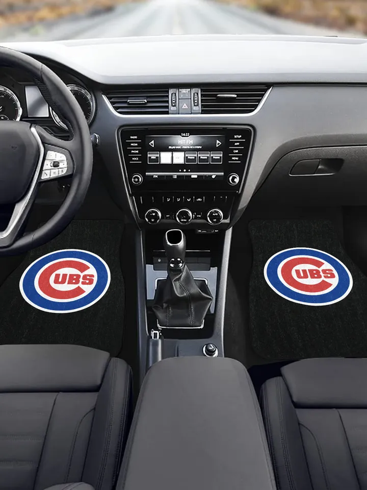 Chicago Cubs Front Car Floor Mats Set of 2