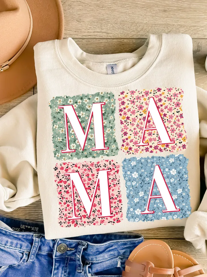 Floral Mama PNG, Retro Mama Png, Mama Png, Boho Mama Png, Mom Sublimation Png, Floral Sublimation, Mother’s Day Gift, Printable File
