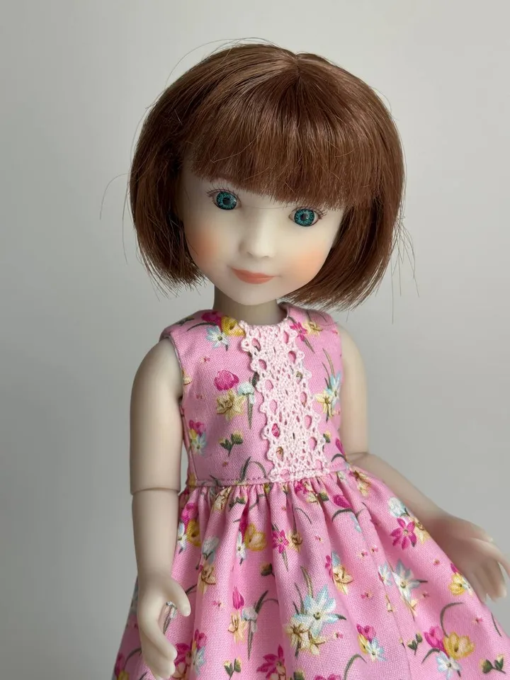 Tiny Charmer dress pattern for Siblies dolls