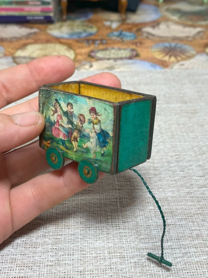 Tutorial. Doll cart. Dollhouse miniature. Accessories for the doll. Two sizes.