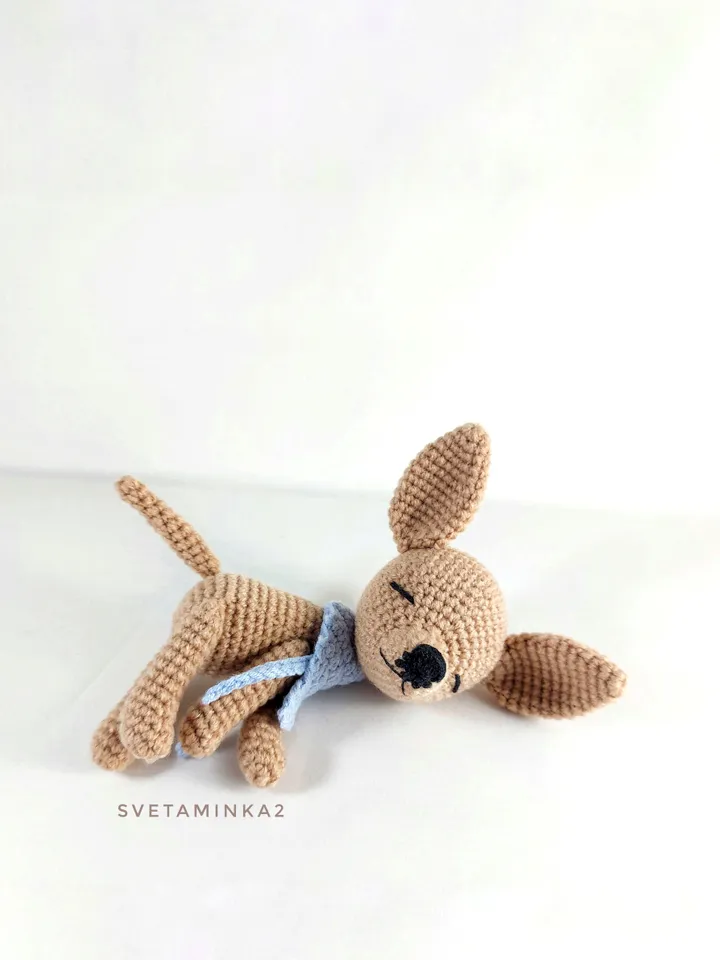 Crochet Chihuahua Pattern. Amigurumi Dog. Digital Download. PDF.