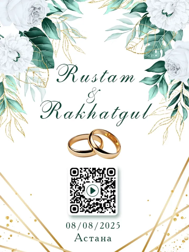 Bring Your Photo to Life! Custom QR Code with Video (Up to 1 GB), No App Needed, Print-Ready File
