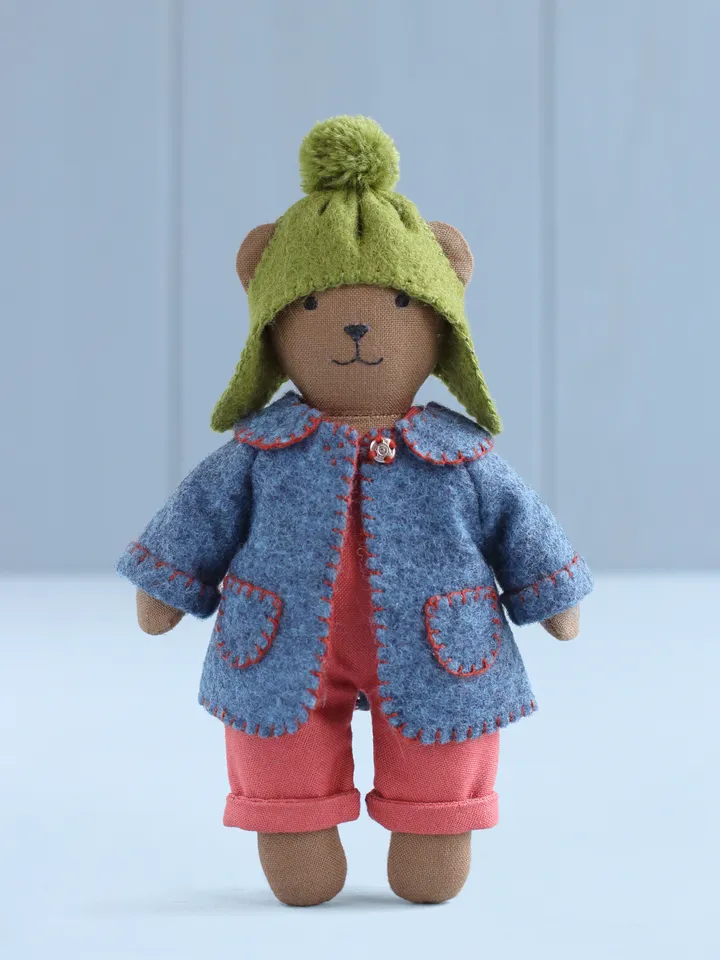 2 PDF Mini Bear and Set of Clothes Sewing Patterns Bundle
