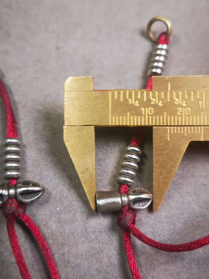 Gandhanra Handmade Tibetan Buddhist Mala Counters,Prayer Bead Counters,with Dorje and Vajra,Made of White Copper