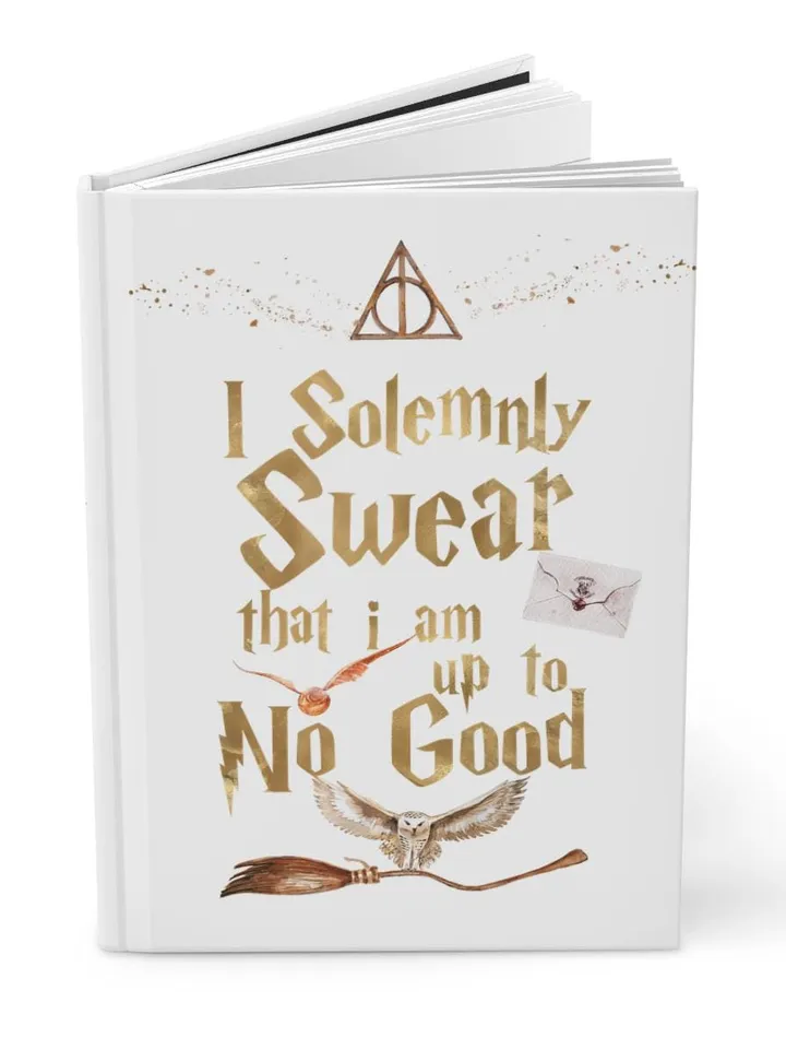Wizarding World Hardcover Journal, Magic Notebook, Spell Book, Fantasy Diary, Gift, Magic gift Matte Journal