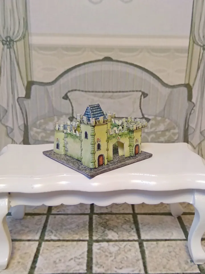 Fortress for a dollhouse.1:12 scale.