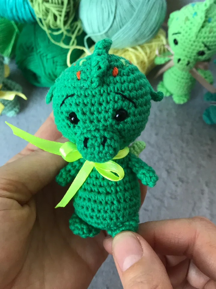 Dragon angel crochet pattern