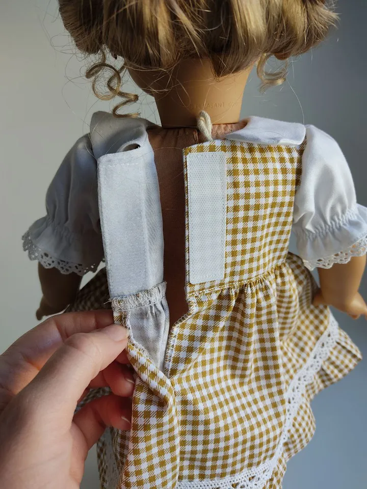 PDF sewing pattern for American Girl dolls.