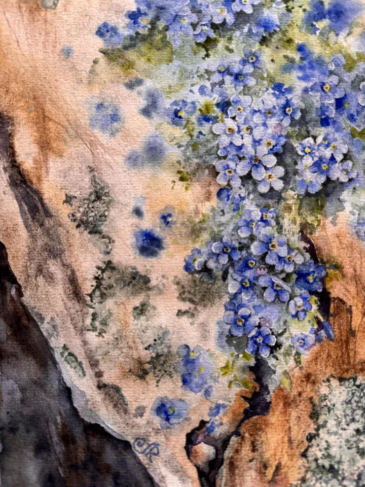 Wildflowers Original Painting Flowers Watercolor Painting Floral Original Wall Art