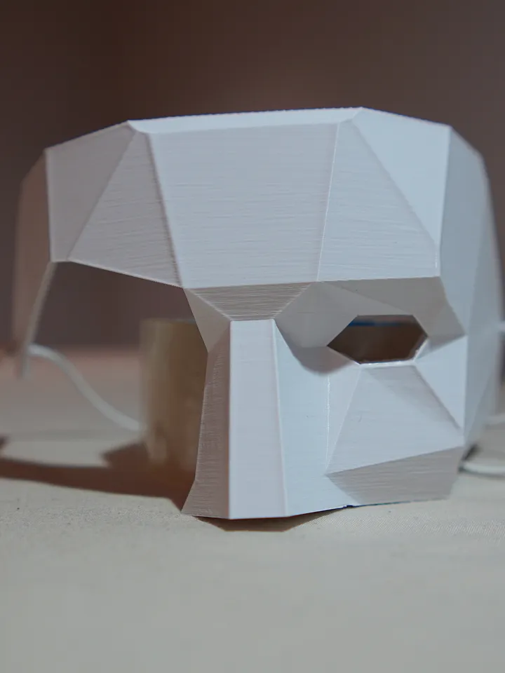 The Phantom of the Opera Mask Polygonal Children's The Phantom of the Opera mask