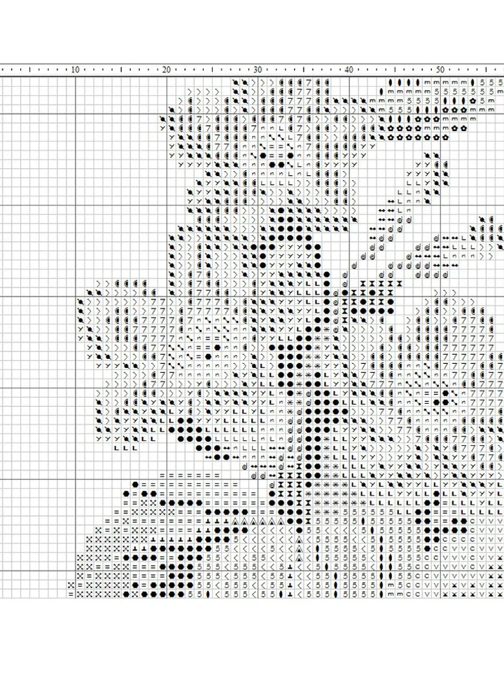 Vintage Pheasant in flowers on a branch cross stitch pattern retro bird sampler primitive cross stitch chart