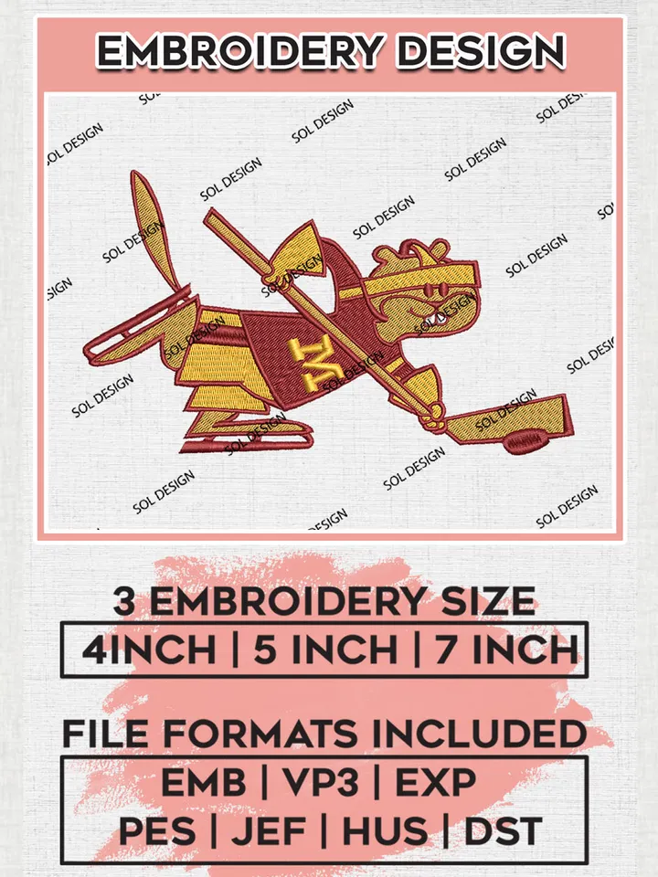 Minnesota Golden Gophers College Football Team Mascot Logo Embroidery Design Files, NCAA Minnesota Golden Gophers Machine Embroidery, NCAA Teams, 3 sizes, NCAA Machine embroidery designs, Digital Download