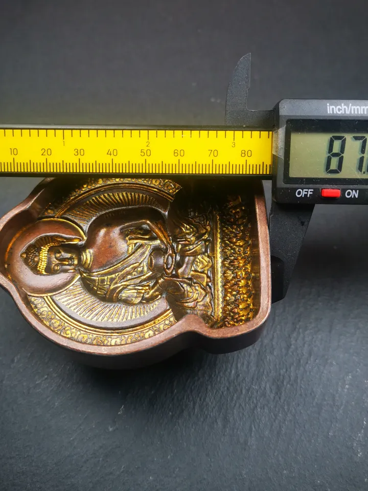 Gandhanra Tibetan Buddha Statue Tsa Tsa Mold,Amitayus,Amida,Amitabha,Copper Mould For Making Clay Buddha Statue,Tsha Tsha