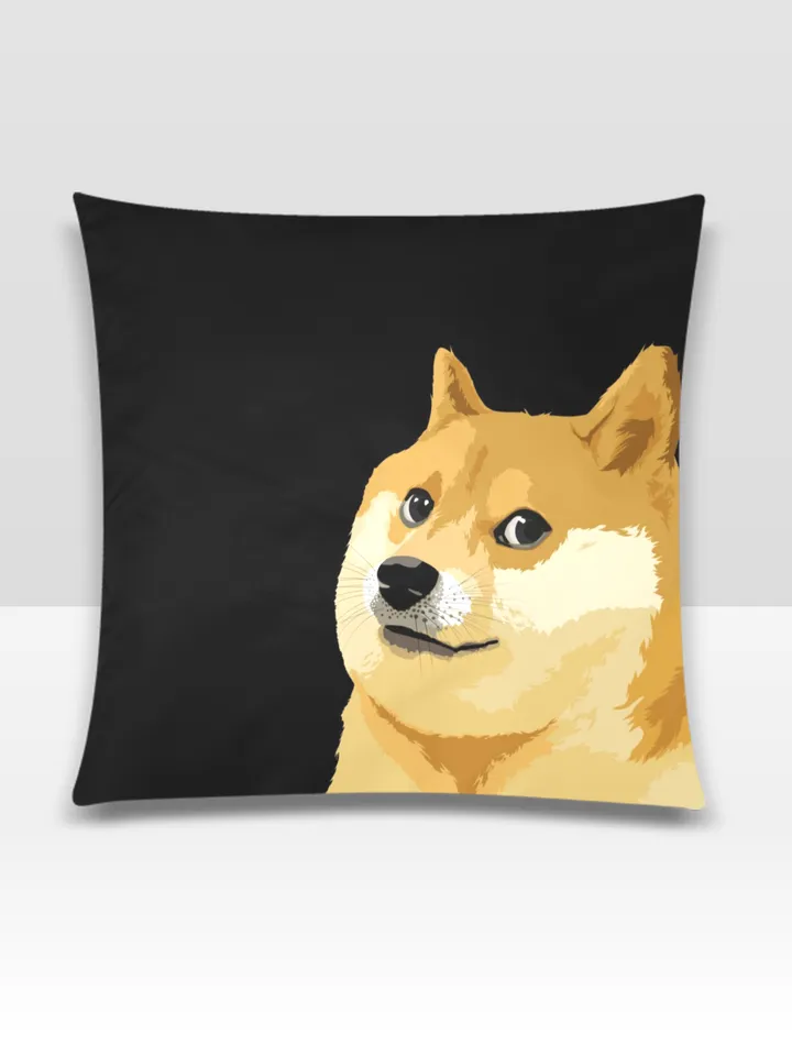Doge Meme Pillow Case (2 Sided Print)