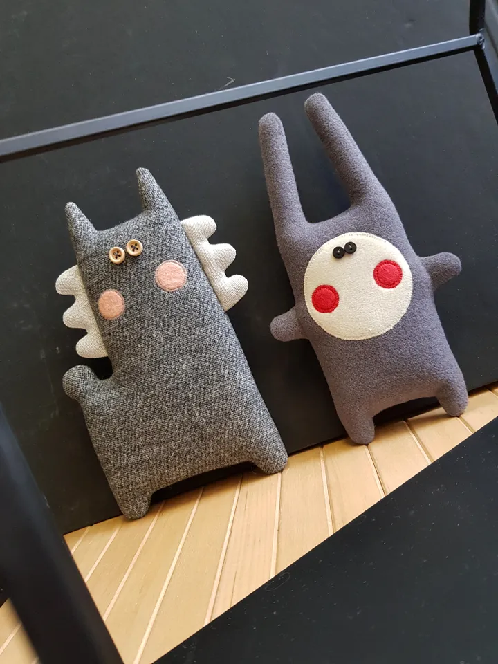 Llama doll sewing pattern PDF, digital tutorial in English, stuffed animal sewing diy