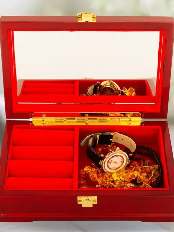 Jewelry Box "Girl with a Deer"