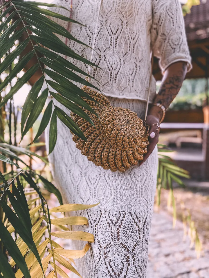 Shell vintage bag, gold clutch, bridesmaid wedding clutch, pearl beads, women purse, luxury handbag