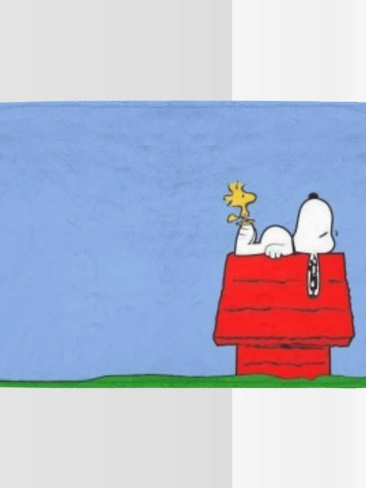 Snoopy Blanket Lightweight Soft Microfiber Fleece