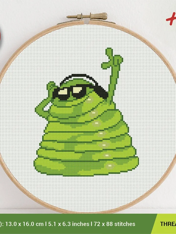 Blobby Hotel Transylvania Monster Cross stitch pattern | Embroidery Pattern | Instant Download | Cross Stitch Patterns | Embroidery Designs
