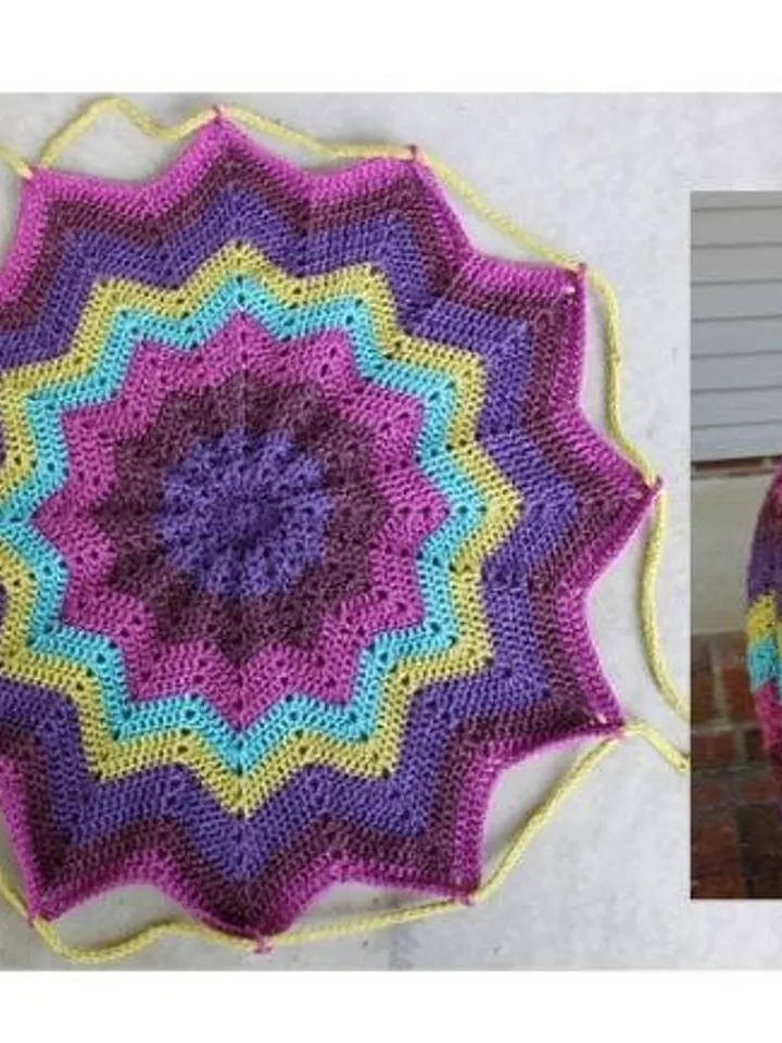 Baby blanket crochet pattern, blanket- bag crochet pattern pdf