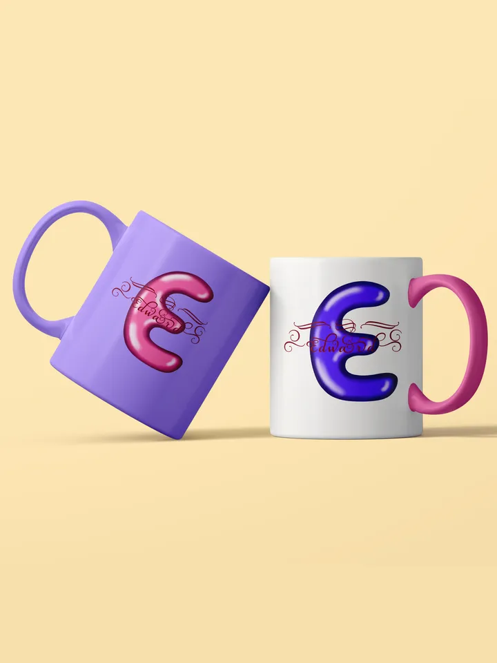 Edward - name in Samantha style with bright letters, digital design