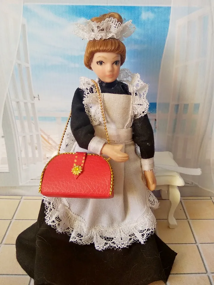 Doll bag. Handmade.1:12 scale.