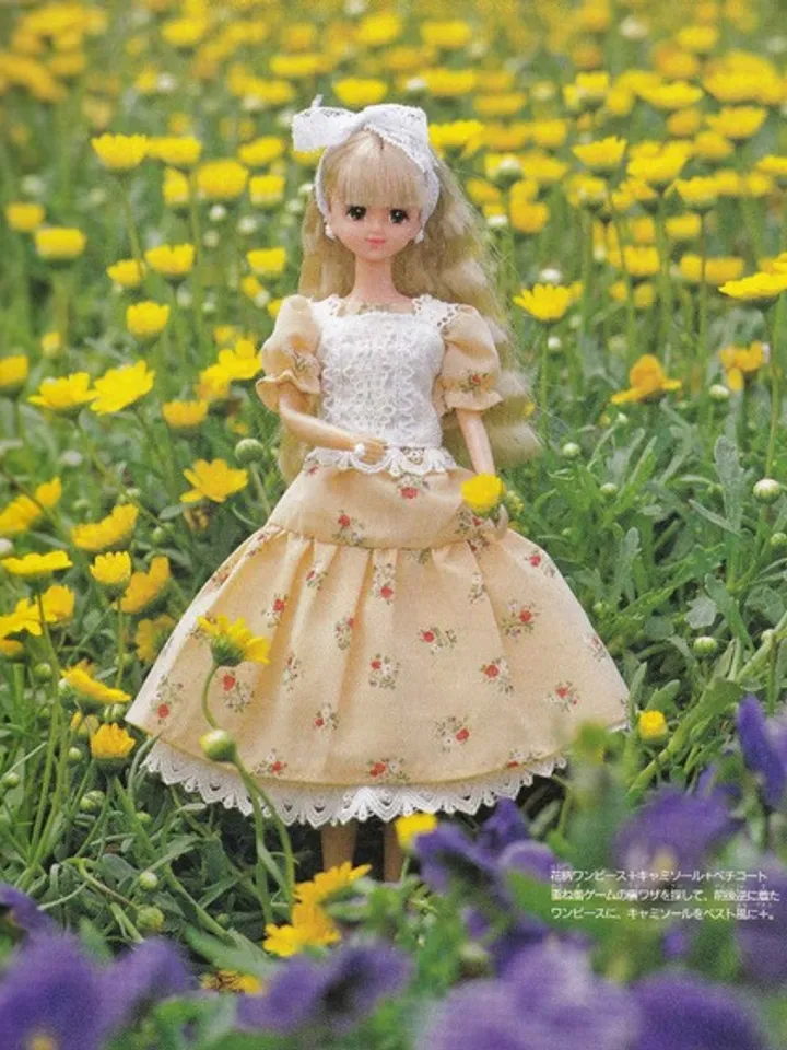 Clothes for Fashionable Dolls Japanese Magazine Sewing Pattern Wardrobe Clothes for Dolls Digital Download PDF