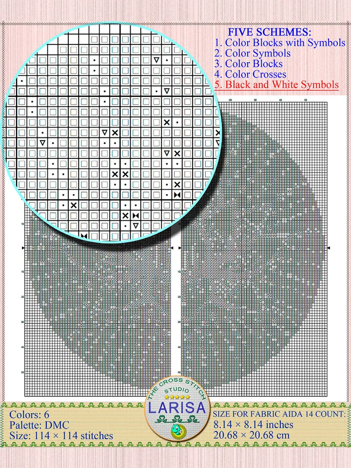 Gold Lotus Flower Cross Stitch Pattern | Gold Lotus
