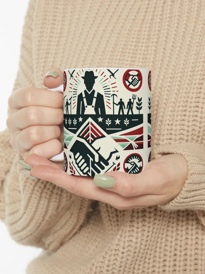 Ceramic Mug, Sí Se Puede Coffee Cup, Worker Solidarity Gift, Social Justice Mug, Farm Workers Unite Cup, César Chávez Day Gift, 11oz &