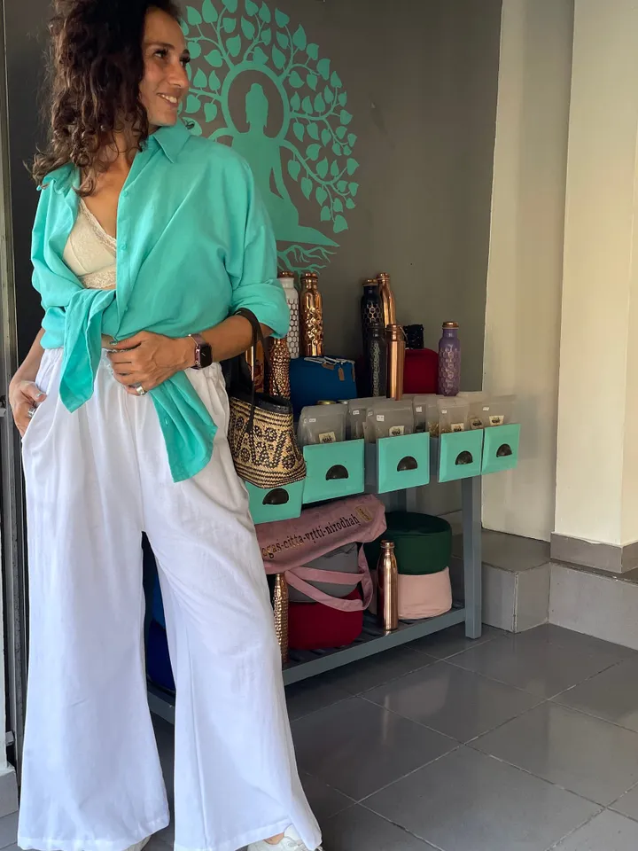 Pure linen oversize turquoise shirt / soft linen summer bikini cover up  maldi shirt / classy shirt comfy resort wear  / comfy women wear