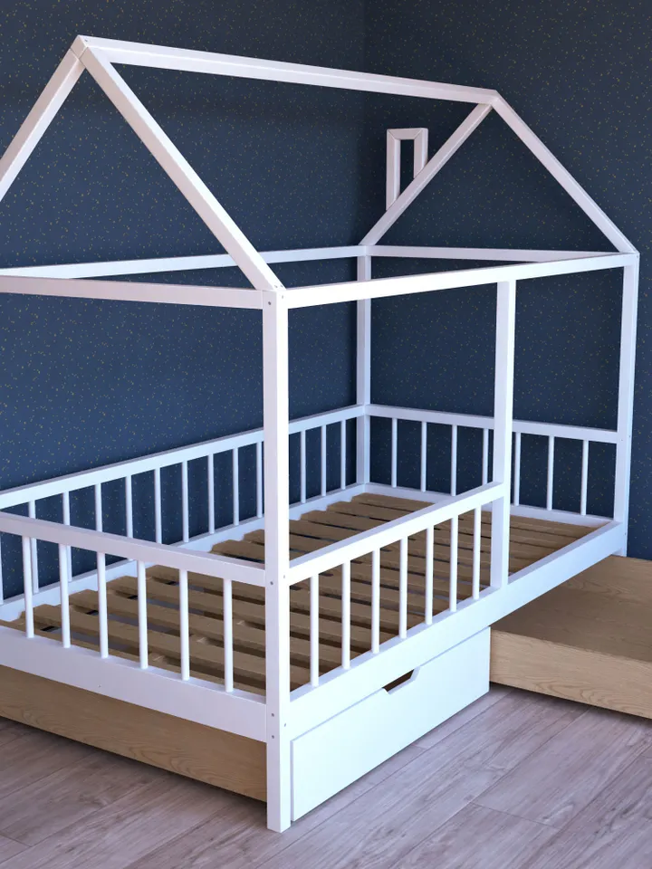 House Bed Plan, PDF, DIY