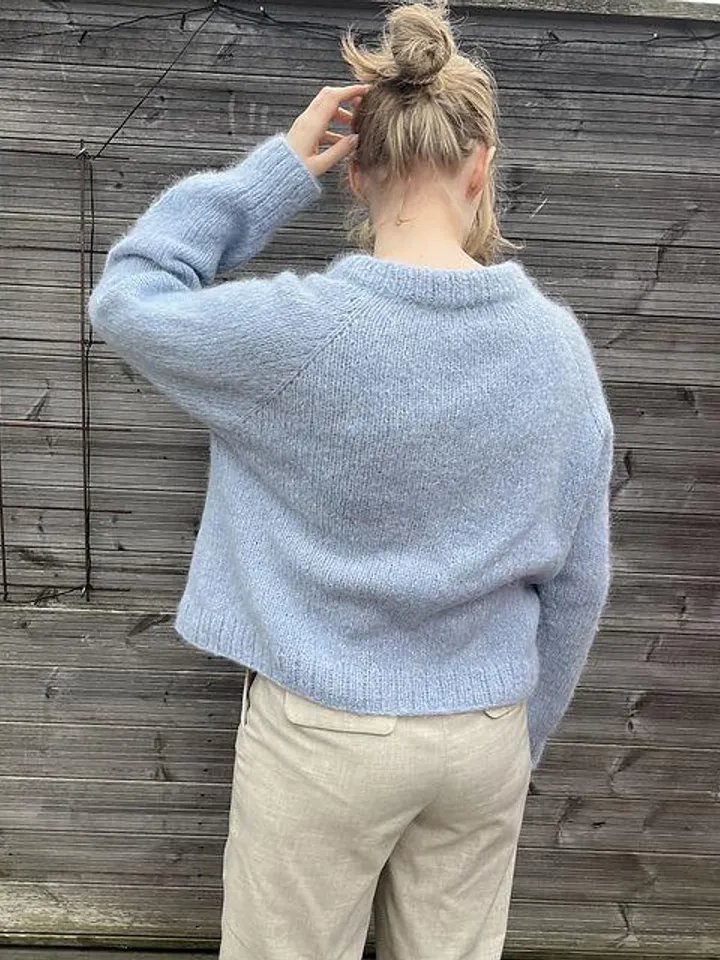 Cardigan knitting pattern easy simple Pattern women ladies mohair cardigan jacket  pdf instant download