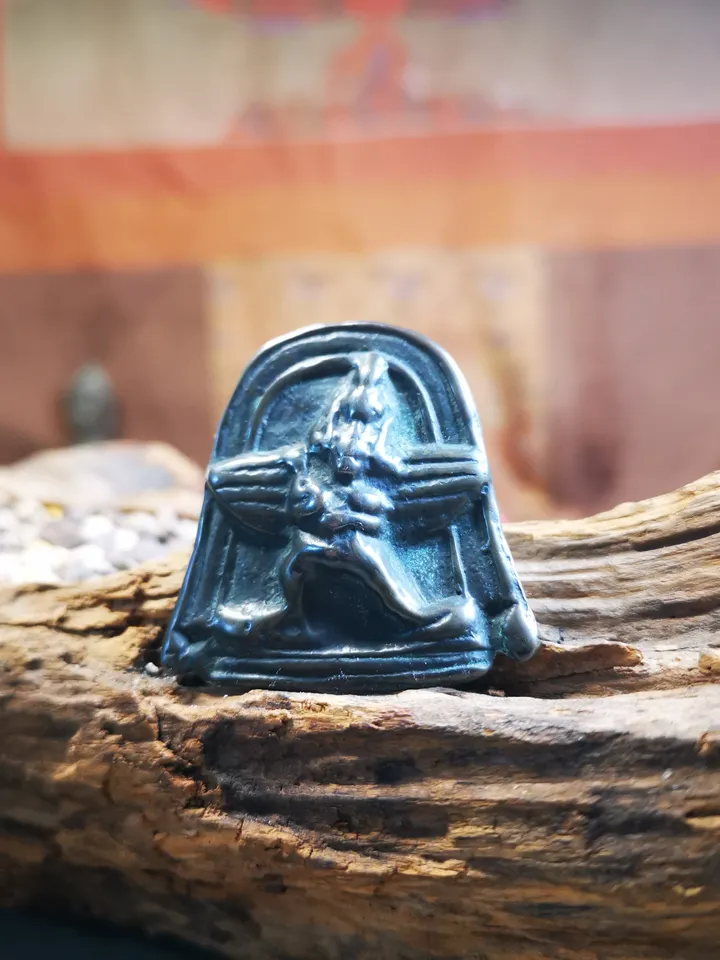 Gandhanra Acient Vajrakilaya / Vajrakumara Amulet Badge,Tibetan Buddhism Statue,the Protector and Guide of Gautama Buddha,80 years old
