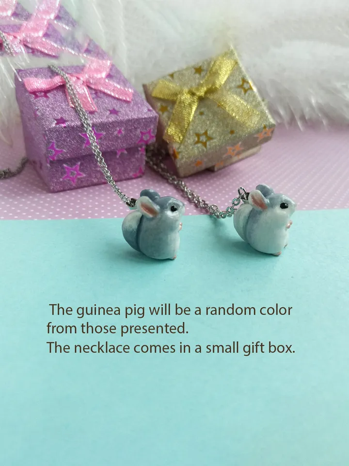 a Chinchilla necklace light gray (US discount)