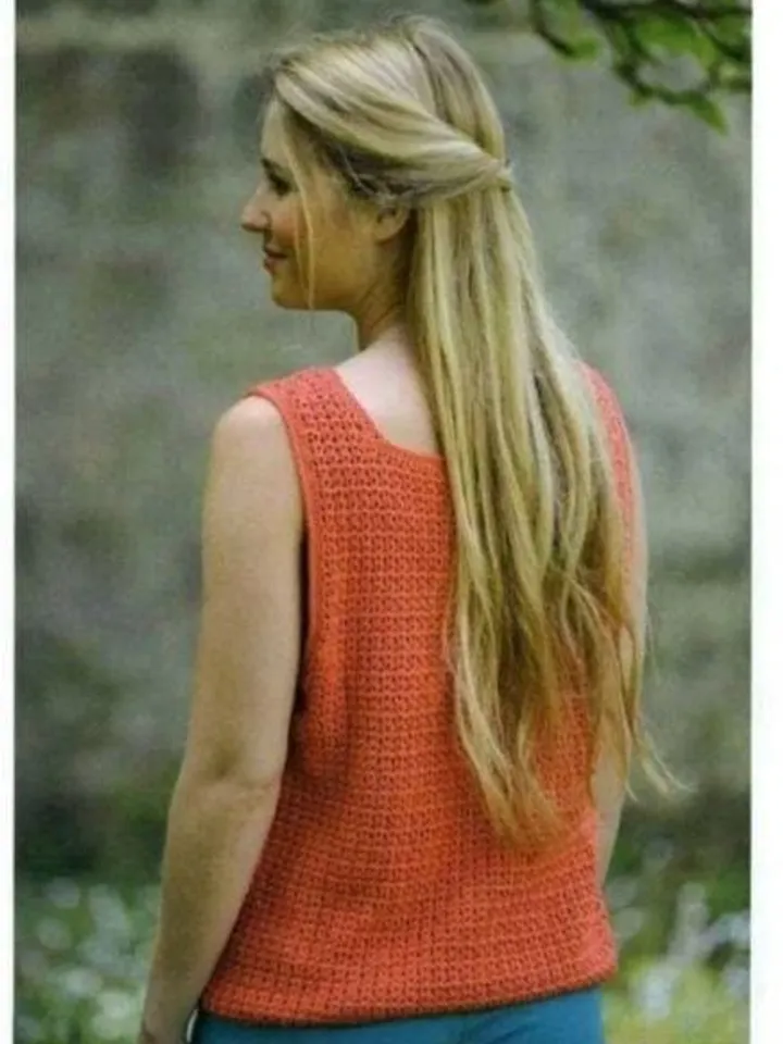 Top Pattern, vest top Pattern, summer top Pattern, sleeveless sweater crochet pattern pdf instant download