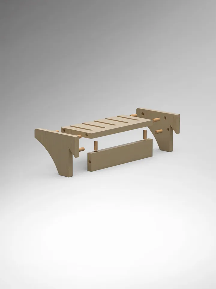 Clamp Rack Plans (PDF, SVG) for Workshop – DIY French Cleat Storage System