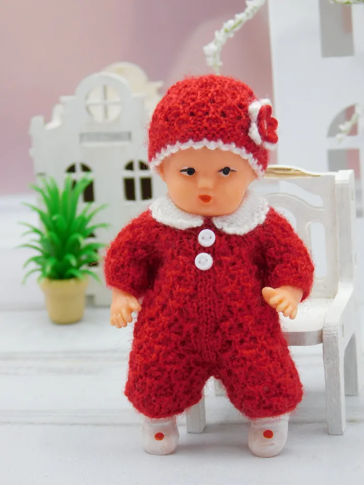 Miniature doll clothes for small rubber Ari doll
