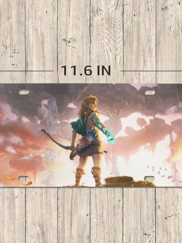 Zelda Tears of the Kingdom License Plate