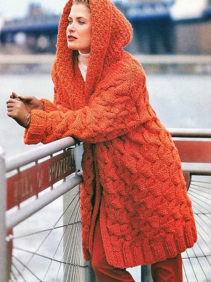 Cardigan pattern, women cardigan, knitting pattern, long cardigan pdf