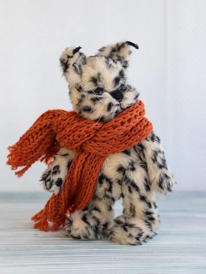 Exclusive Handmade Stuffed Cats toy: A Collectible Soft Animal Gift/ 2 cats together