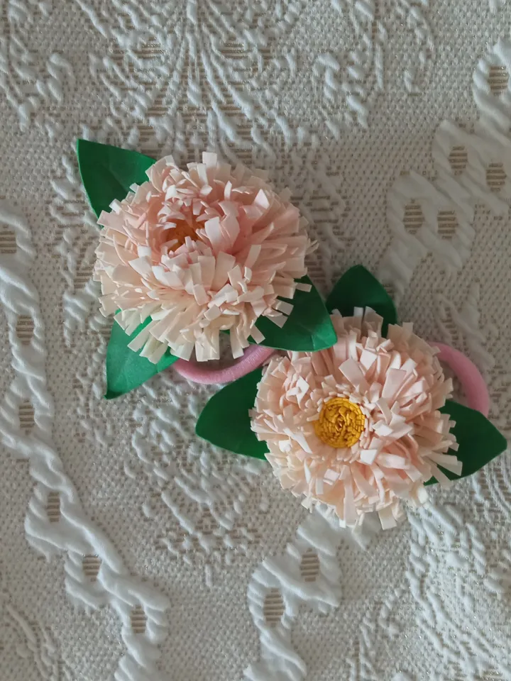 Children's hair accessories/ girls hair bands/ girls hair decoration/ flowers hair decorations/ gifts for her/ handmade