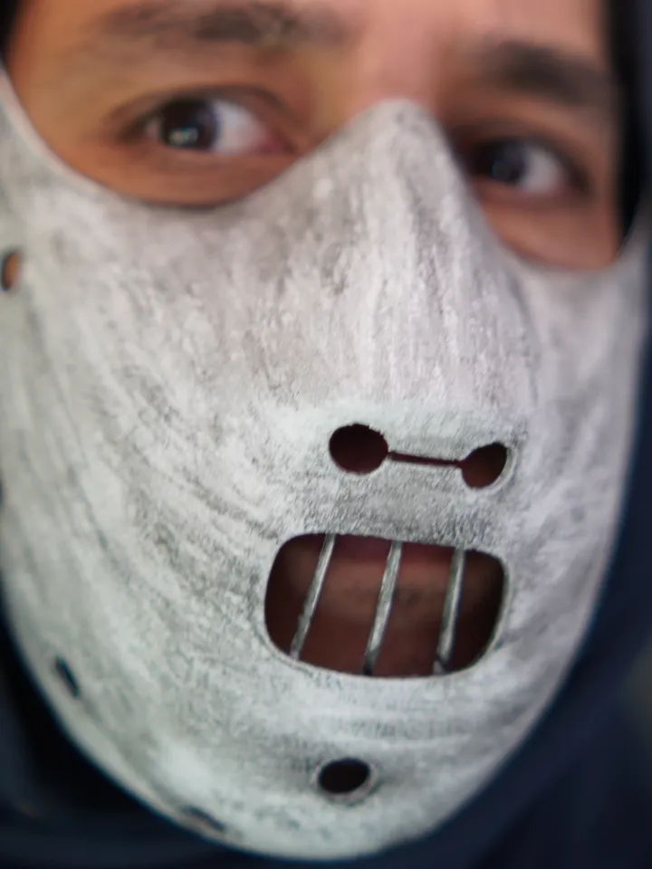 Hannibal Lecter Mask White from The Silence of the Lambs Hannibal Lecter mask