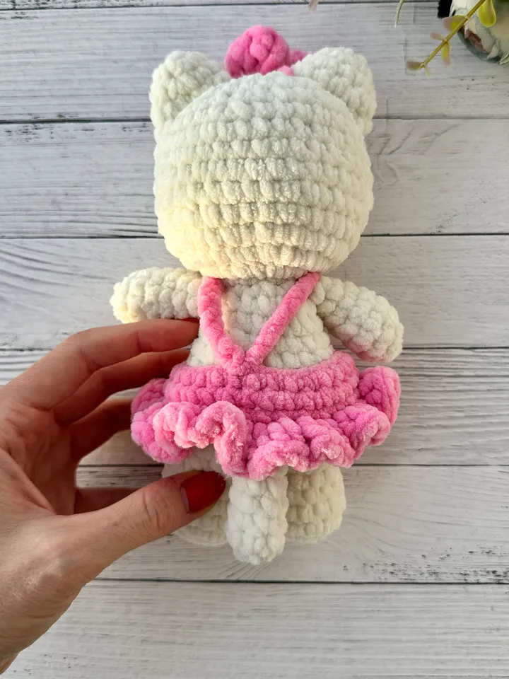Bunny and kitty CROCHET PATTERN, Amigurumi easter plushie animals pattern, English pattern pdf, easter gift