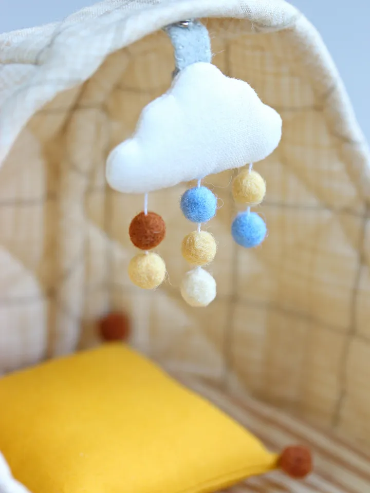 PDF Hooded Basket for Mini Doll Sewing Pattern