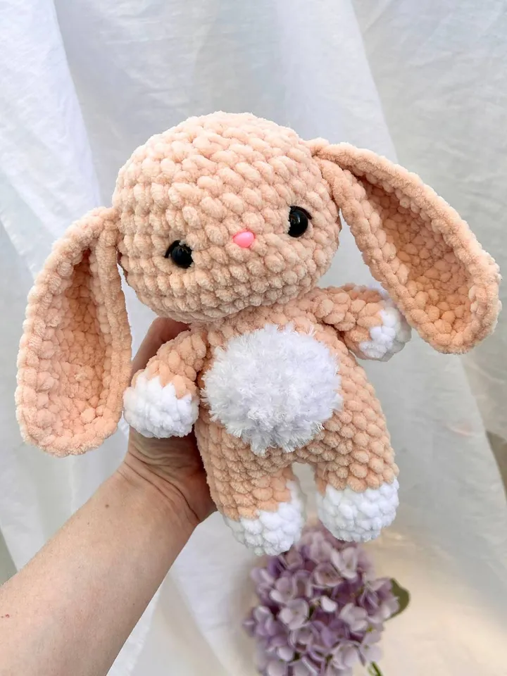 Crochet bunny pattern Amigurumi rabbit pattern Crochet Easter bunny plushie tutorial