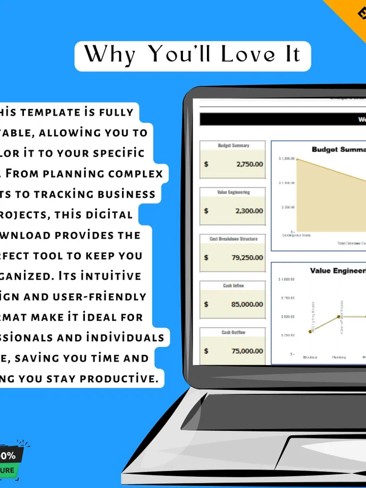Weekly Construction Budget Template, Project Expense Tracker, Contractor Cost Planner, Construction Finance Spreadsheet