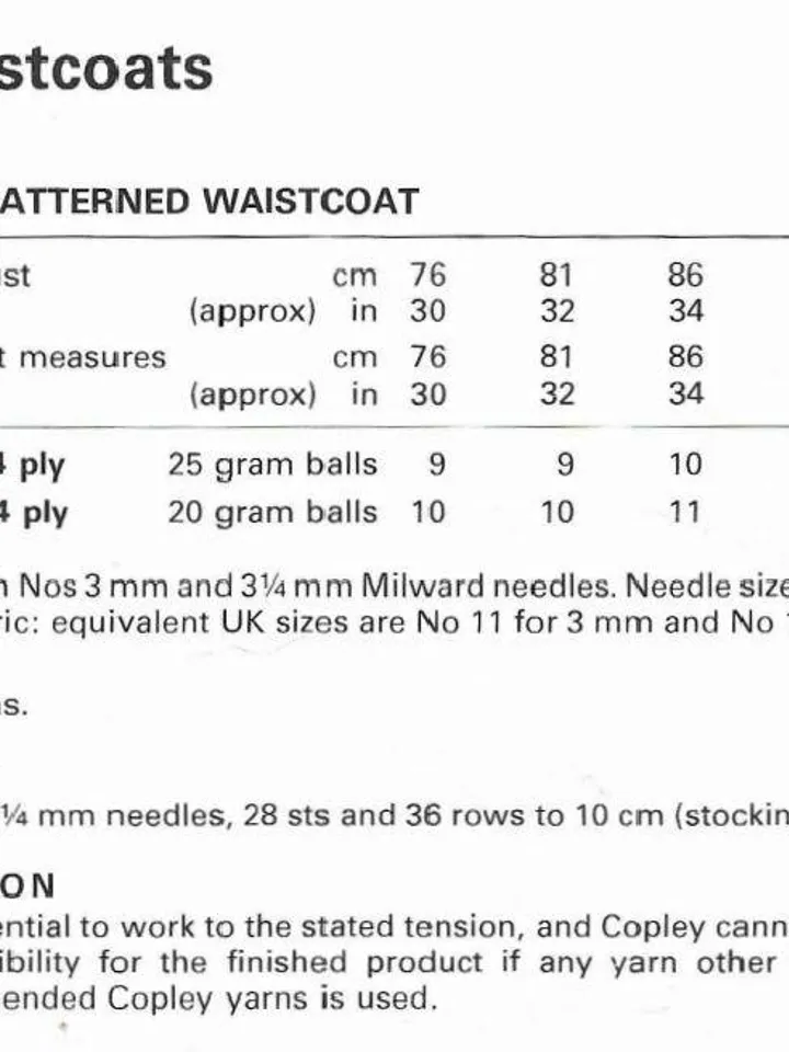 Waistcoat vest women knitting pattern sleeveless cardigan top knitting pattern pdf instant download