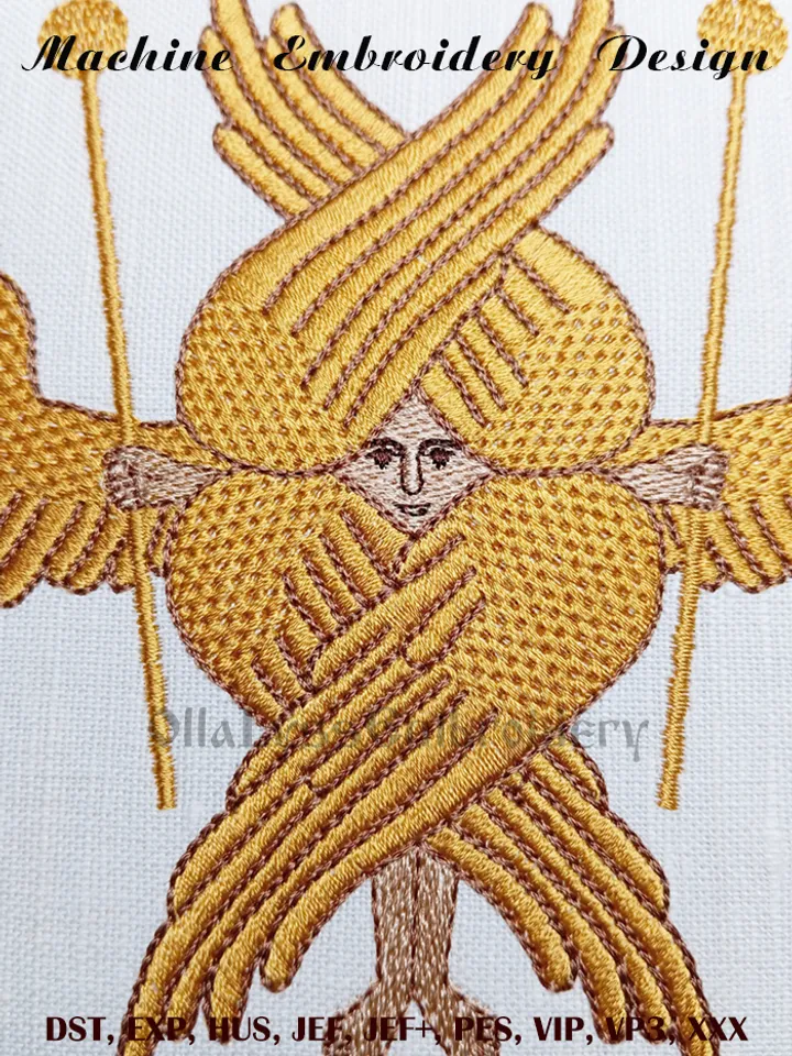 The Cherub embroidery design