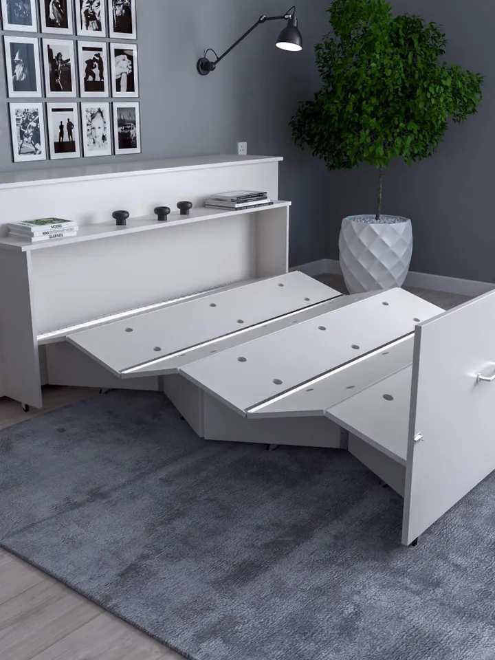 DIY, PDF, Folding Bed Plans, Roll Out Bed, Queen Size