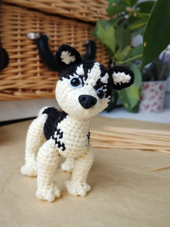 Miniature dog Realistic Husky. plush puppy toy. Dog doll plush toy Husky. Stuffed dog husky gift for friends